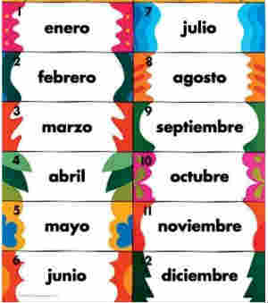 Spanish months