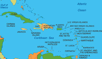 caribbean countries that speak spanish